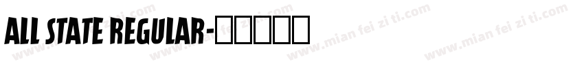 all state regular字体转换